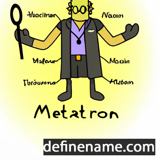 cartoon of the name Metatron