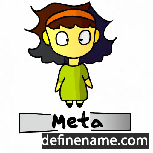 cartoon of the name Metka