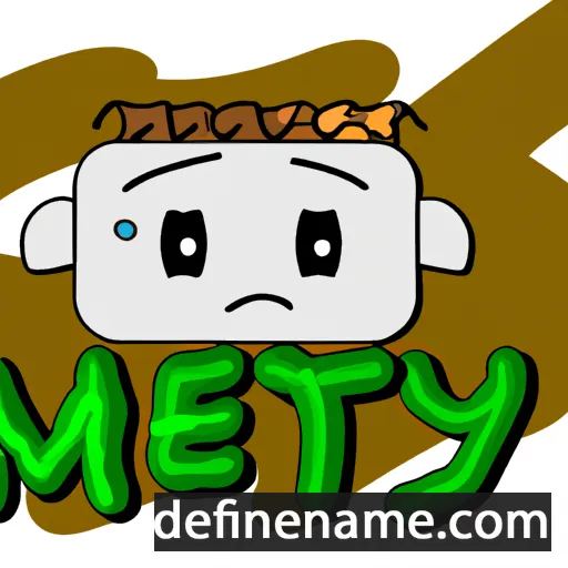 cartoon of the name Mety