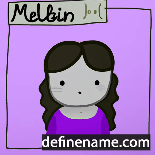 Meybelín cartoon