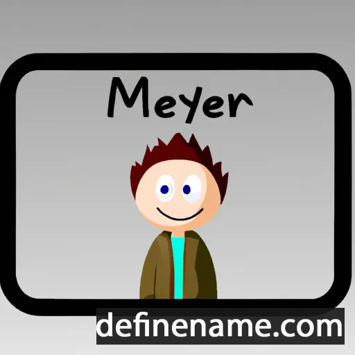 cartoon of the name Meyrick