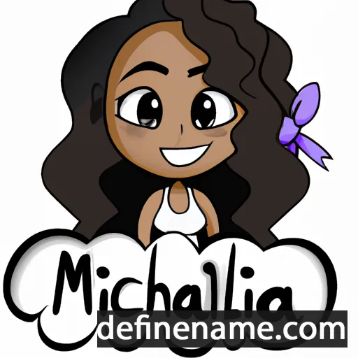 cartoon of the name Micaelah