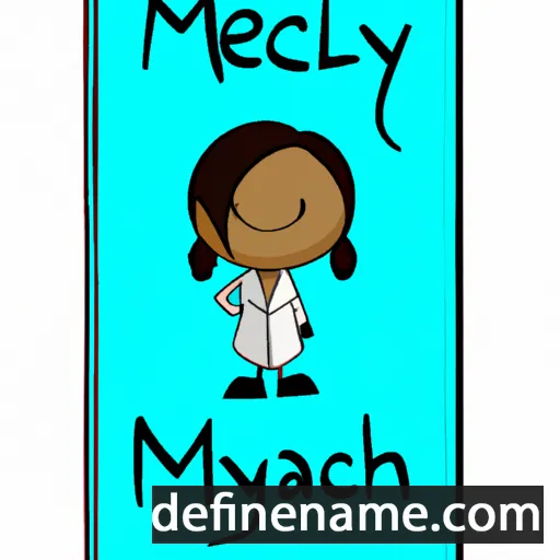 cartoon of the name Micaelyn