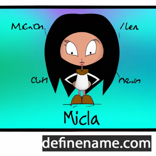 Micarah cartoon