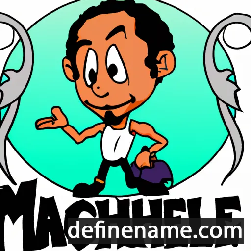 cartoon of the name Michae'l