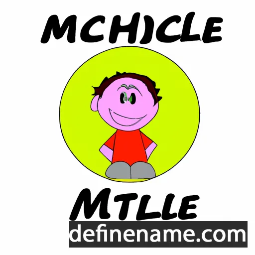 cartoon of the name Michaelee