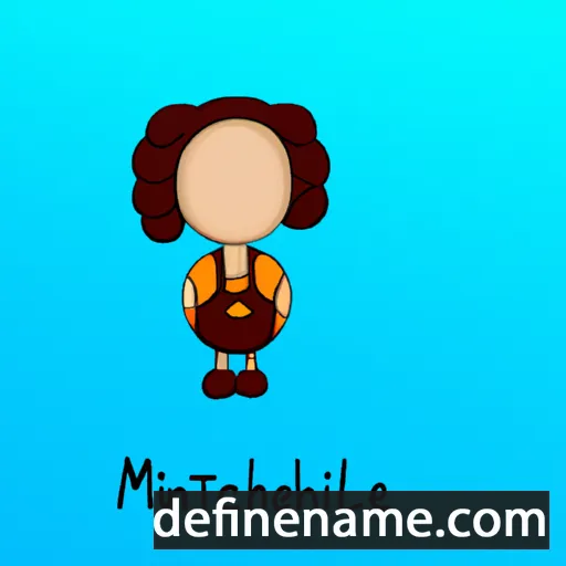 cartoon of the name Michaeline