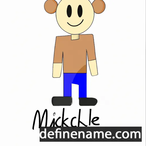 cartoon of the name Michałek