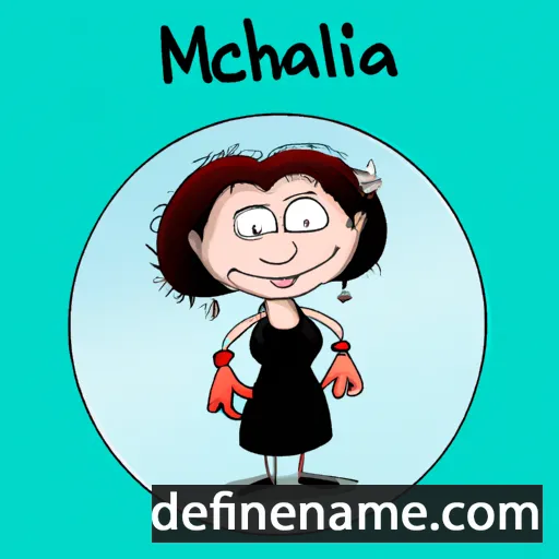 cartoon of the name Michalëna