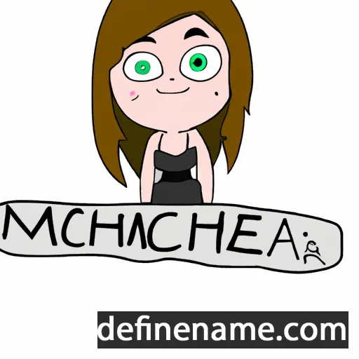 cartoon of the name Michea