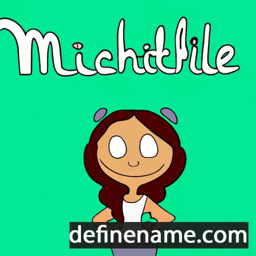 cartoon of the name Michelette