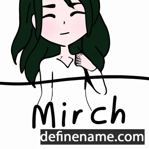 cartoon of the name Michiru