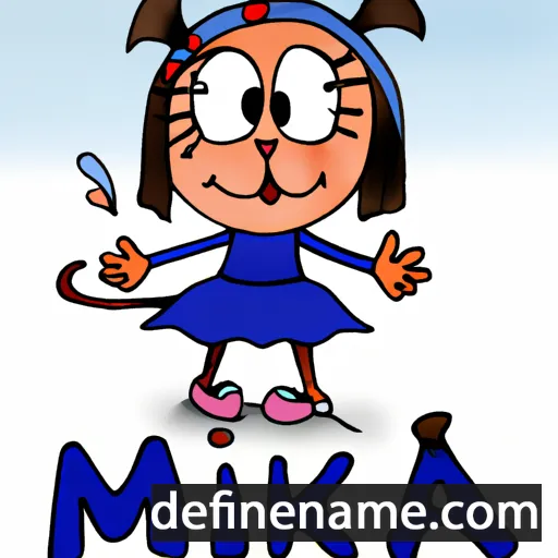 cartoon of the name Micika