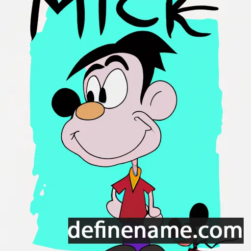 cartoon of the name Mickie