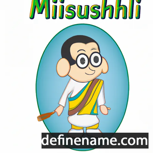 cartoon of the name Midhushtam