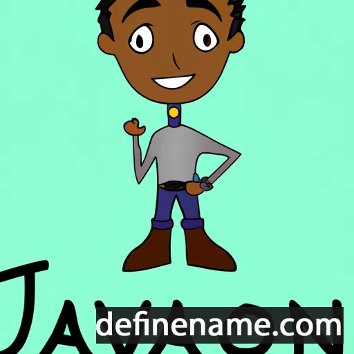 cartoon of the name Javion