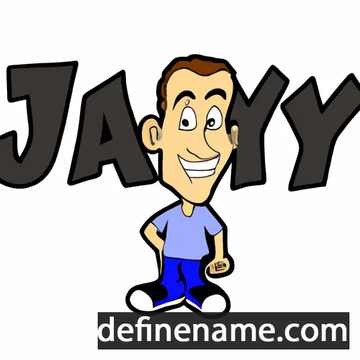 cartoon of the name Jay