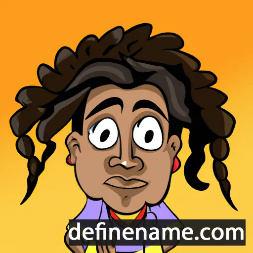 cartoon of the name Jayanta