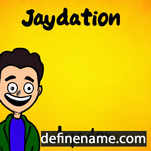 cartoon of the name Jaydon