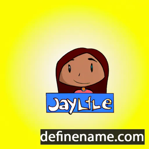 cartoon of the name Jaylee