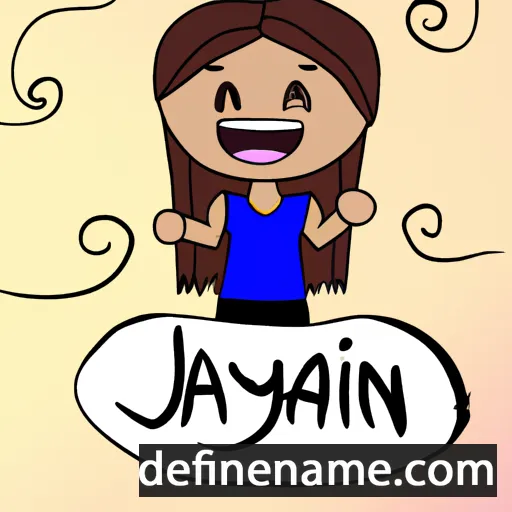 cartoon of the name Jaylynn