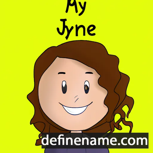 cartoon of the name Jayne