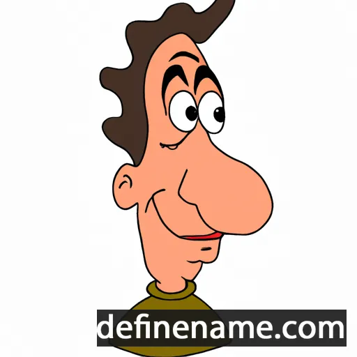 cartoon of the name Jérôme