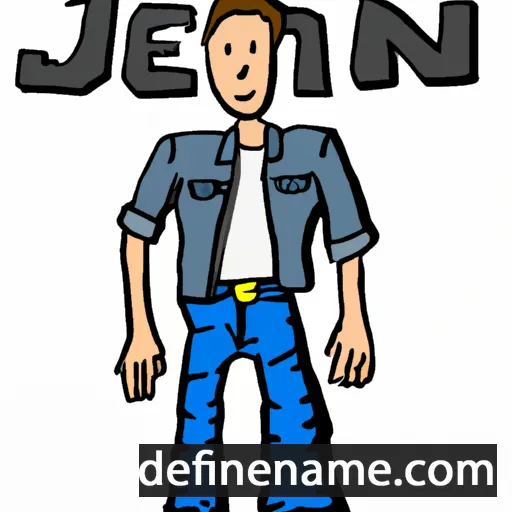 Jean cartoon