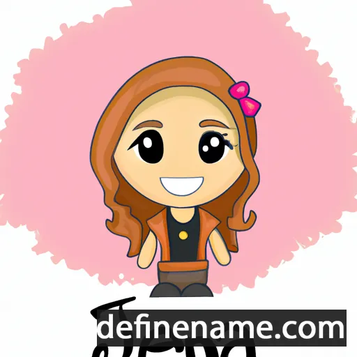 cartoon of the name Jeanna