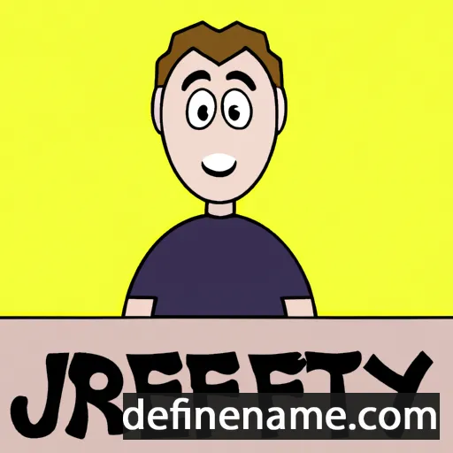 cartoon of the name Jeffrey