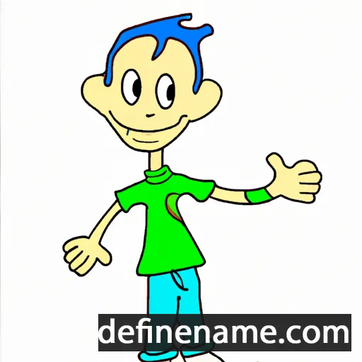 cartoon of the name Jeffry