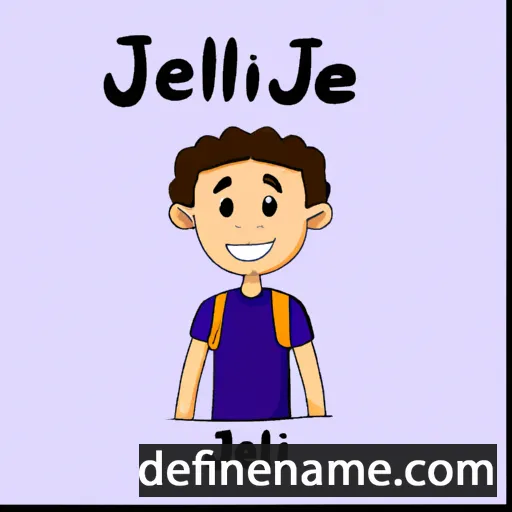 cartoon of the name Jehiel