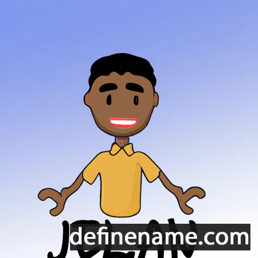 cartoon of the name Jelani