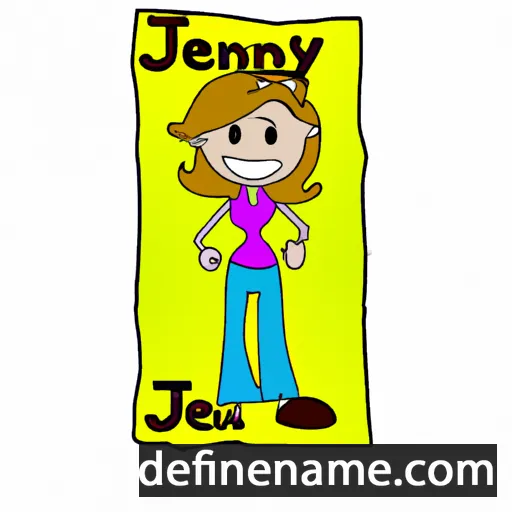 cartoon of the name Jenny