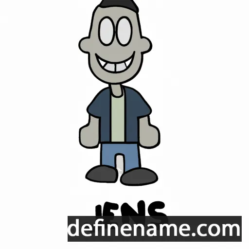 cartoon of the name Jens