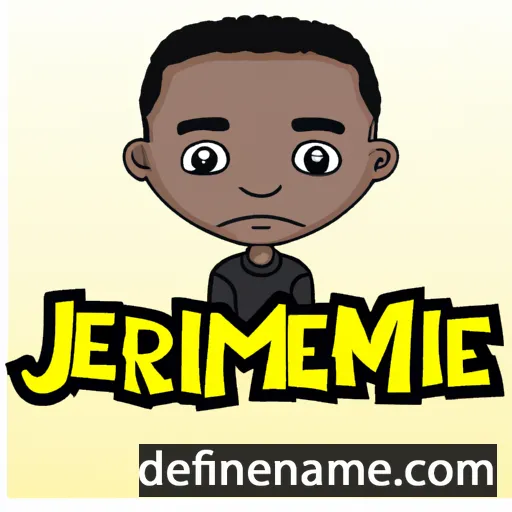 cartoon of the name Jermaine