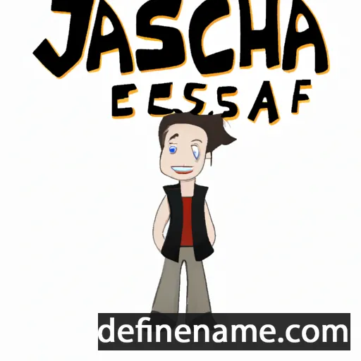 cartoon of the name Jescha