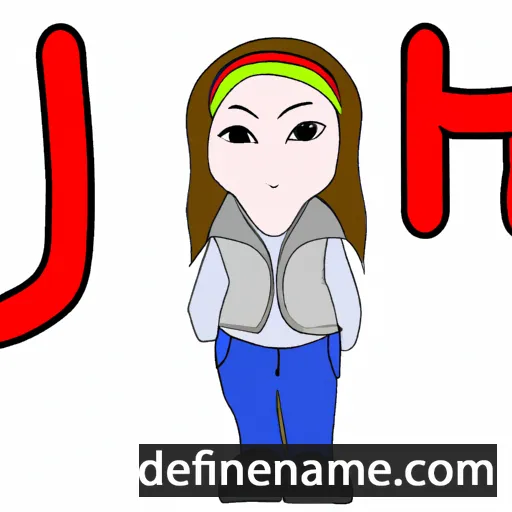 cartoon of the name Ji-Hu