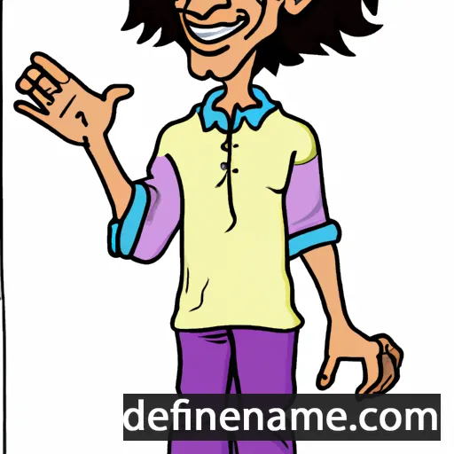 cartoon of the name Jilani