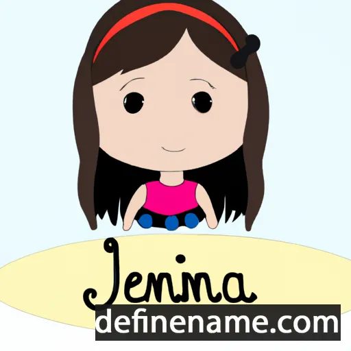 cartoon of the name Jimena