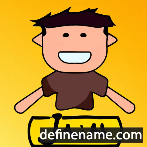 cartoon of the name Jinan