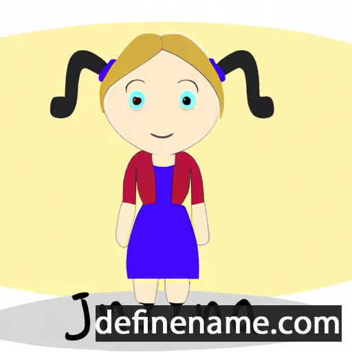 cartoon of the name Jiřina