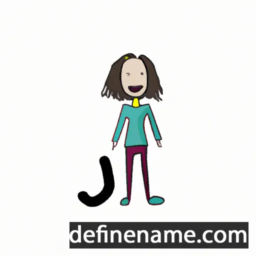 cartoon of the name Jo