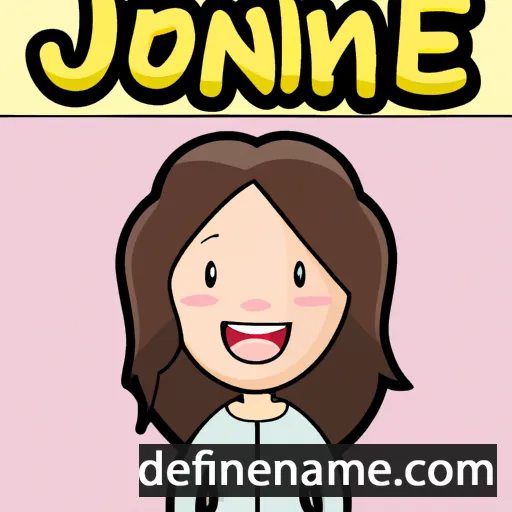 cartoon of the name Jo-Anne