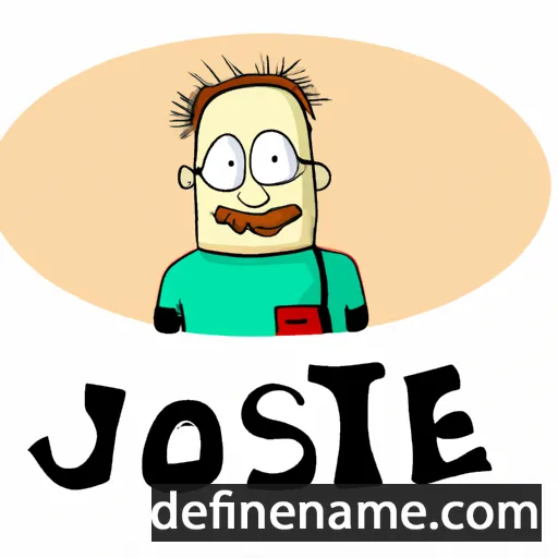 cartoon of the name József