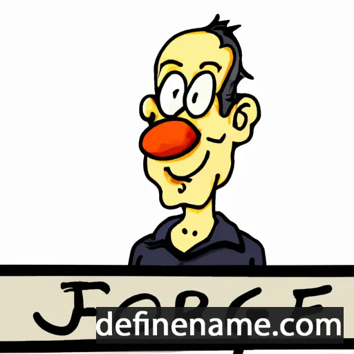 cartoon of the name Jörg