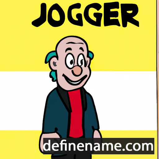 cartoon of the name Jørgen