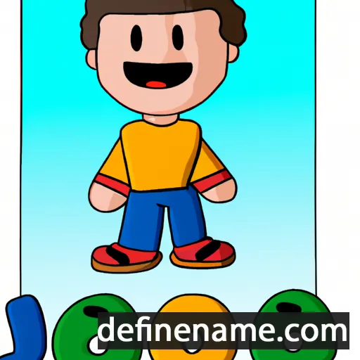 cartoon of the name João