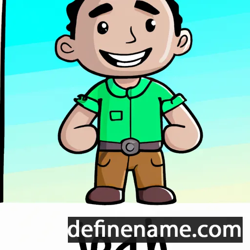 cartoon of the name Joah