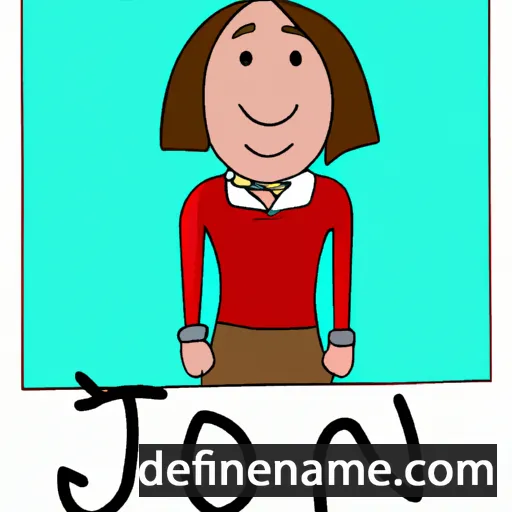 cartoon of the name Joan